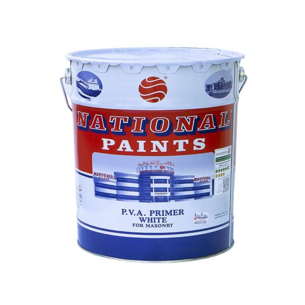 National Paints PVA Primer 3.6 Ltr White For Masonry