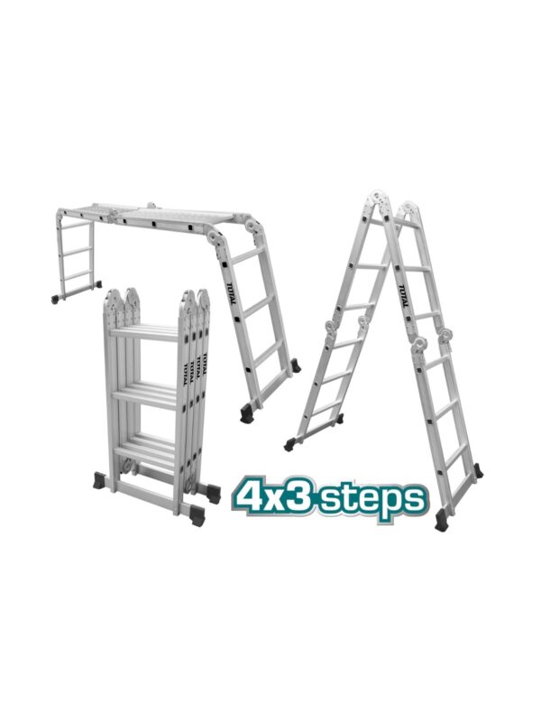 Multi – Purpose Aluminum Ladder 4 x 3 Steps