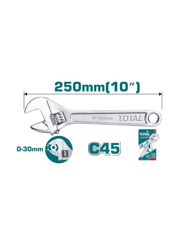 Wrench with Adjustable clamp size
