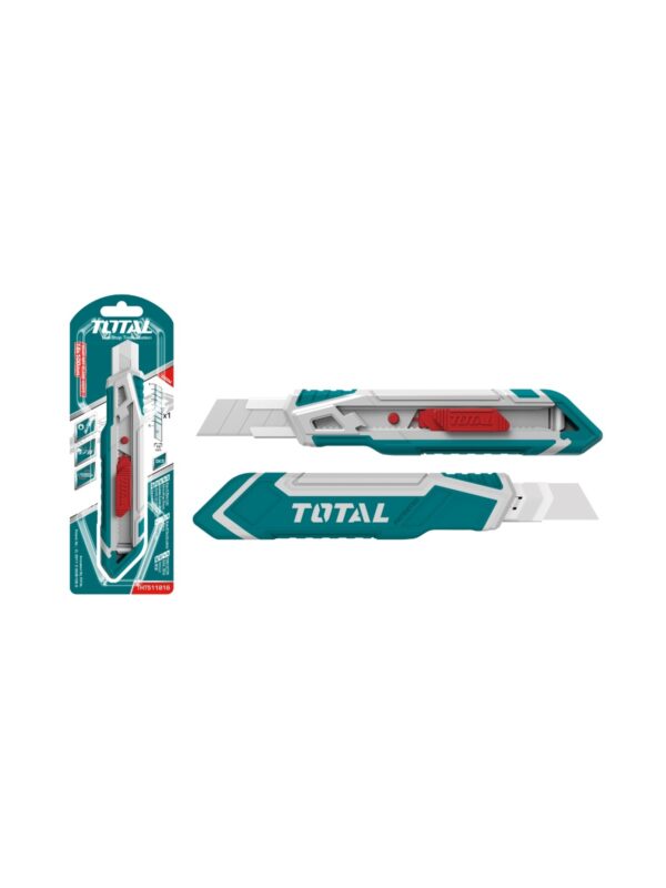 18 x 100mm Snap-Off Blade Knife with Flat Push Button