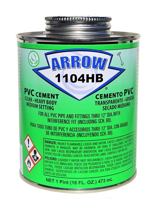 PVC Heavy Body Solvent Cement – 1 Pint (473ml)