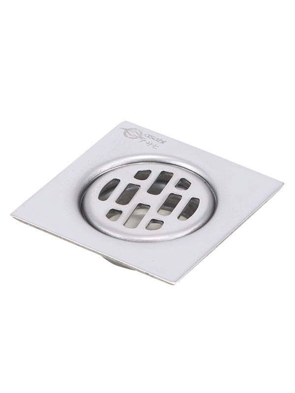 8 x 8cm Stainless Steel Balcony Outlet with Screw Grating