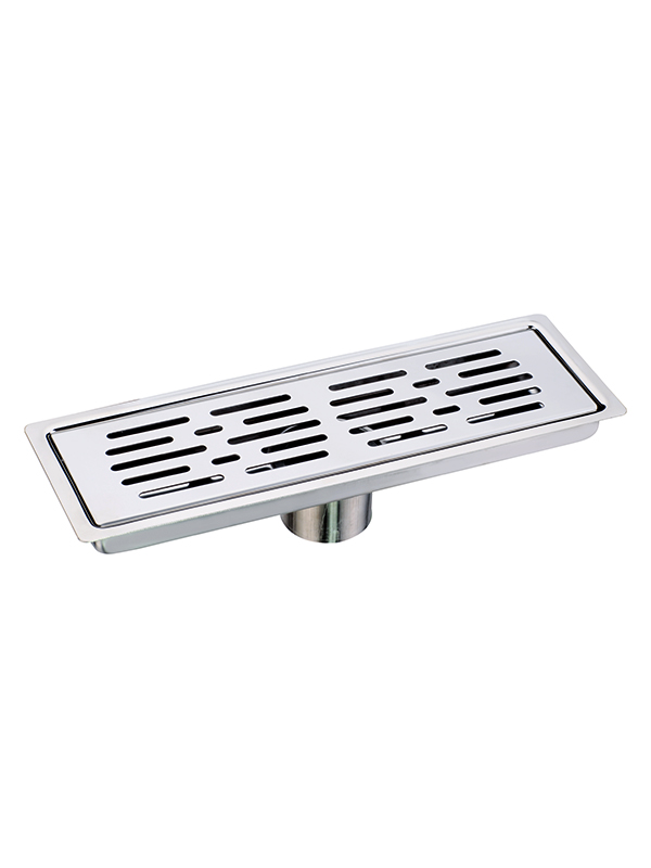 Linear Shower Drain with 2″ Vertical Outlet