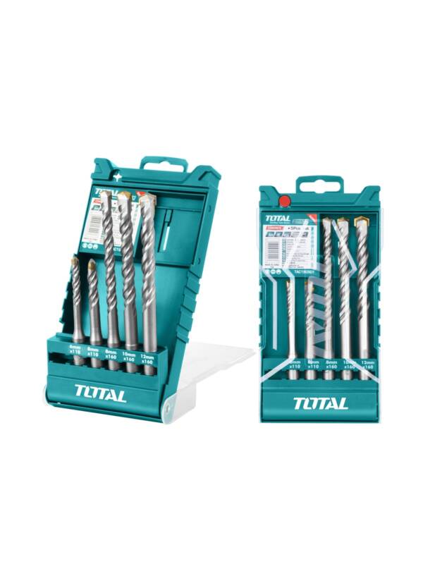 5pcs Hammer Drill Bits Set