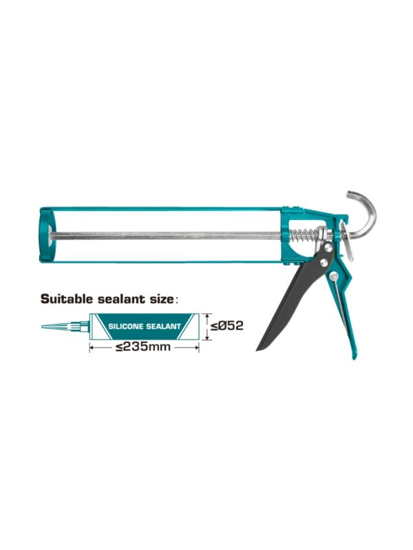 Caulking Gun with Aluminum Handle