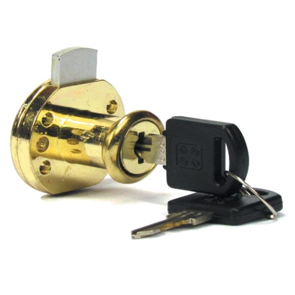 BRASS PLATED 20MM Cupboard Lock