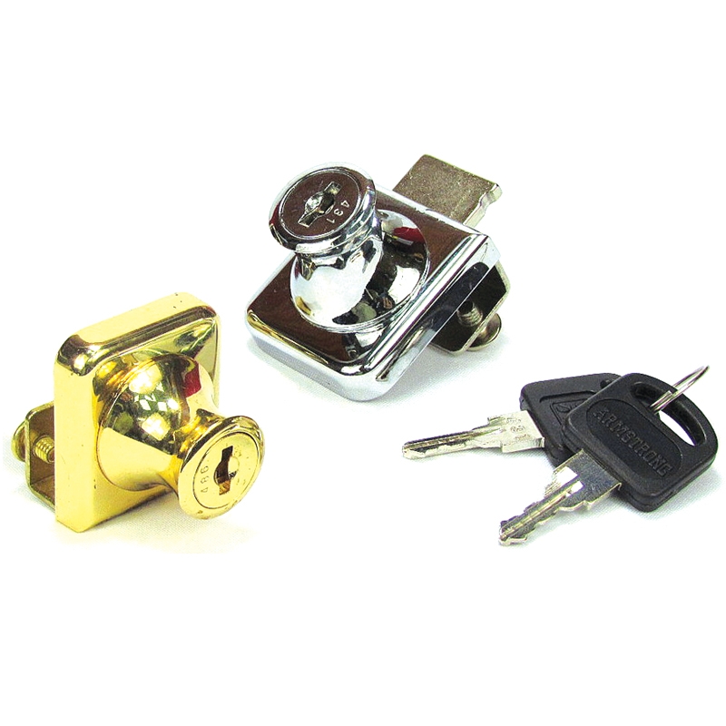 ﻿WITHOUT BORING HOLE CP, GD.5 – 6MM Glass Cabinet Door Lock