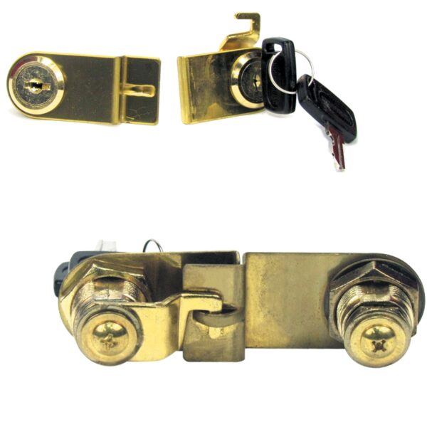 CP + BP. 5 – 6 MM Glass Cabinet Door Lock