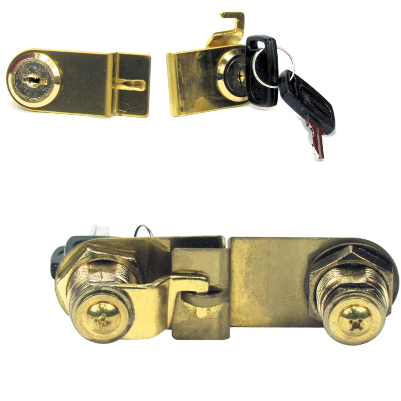 CP + BP. 5 – 6 MM Glass Cabinet Door Lock