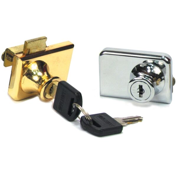 WITHOUT BORING HOLE CP GD 5 – 6 MM Glass Cabinet Door Lock