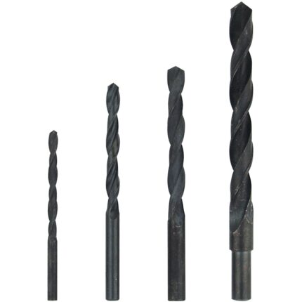 High Speed Drill Bits 1, 1.5, 2, 2.5, 3, 3.5, 4, 4.5, 5, 6, 7, 8, 9, 10, 12, 13, 15, 16, 18, 20, 22, 25 MM.
