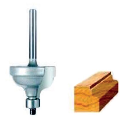 Ogee Fillet Bit With Ball Bearing 35 MM