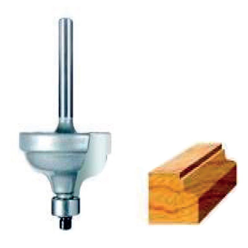 Ogee Fillet Bit With Ball Bearing 35 MM