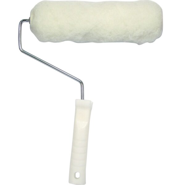 white paint roller