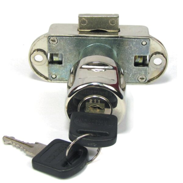WITH HANDLE / CHROME PLATED 702-22MM Rotating Bar Lockset