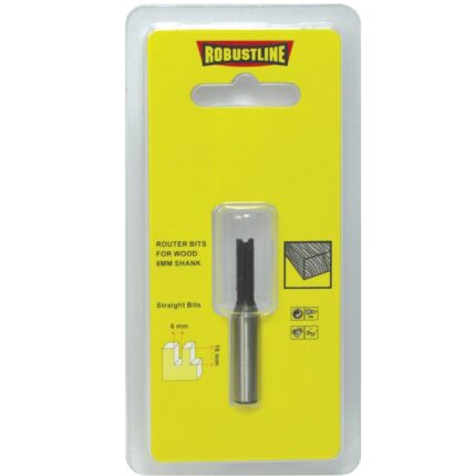 ﻿Router Bit – Double Flute 6 MM .