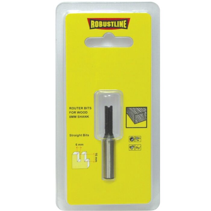 ﻿Router Bit – Double Flute 6 MM .