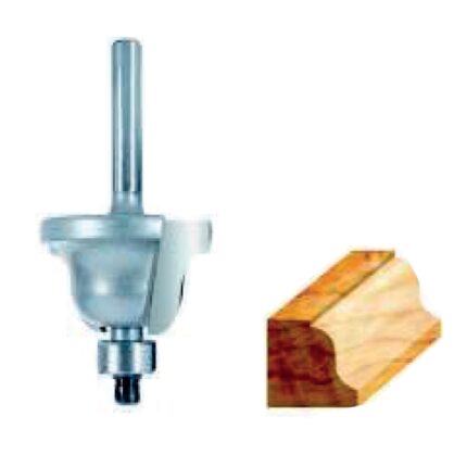 ﻿Roman Ogee Bit With Ball Bearing 38.1 MM