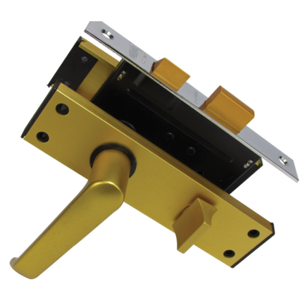 AMBASSADOR UNION GOLD Bathroom Lockset LEFT, RIGHT 687-73-94AG-2.5