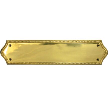 Brass Door Plate
