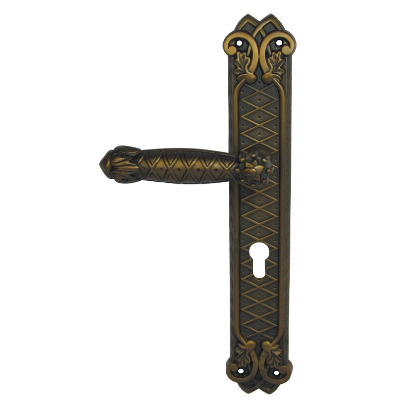 ITALY / AGED BRONZE Brass Lever Handle