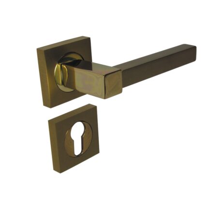 ITALY / PB,SB Brass Rose Type Lever Handle