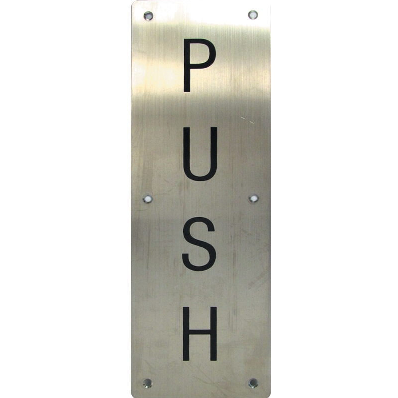"PUSH" / S.S Door Plate