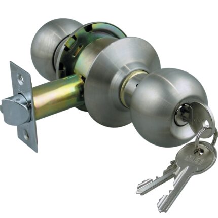 ﻿ENTRANCE / S.S Guli Knobset 70 MM LATCH 587 SSET