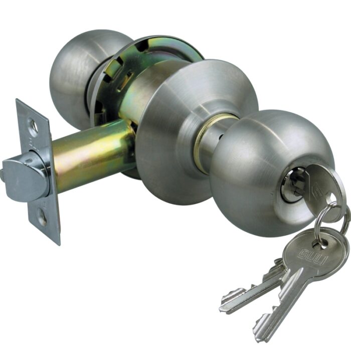 ﻿ENTRANCE / S.S Guli Knobset 70 MM LATCH 587 SSET