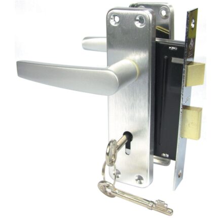 A1 – AS / SILVER ALUMINIUM Guli Lockset 2296