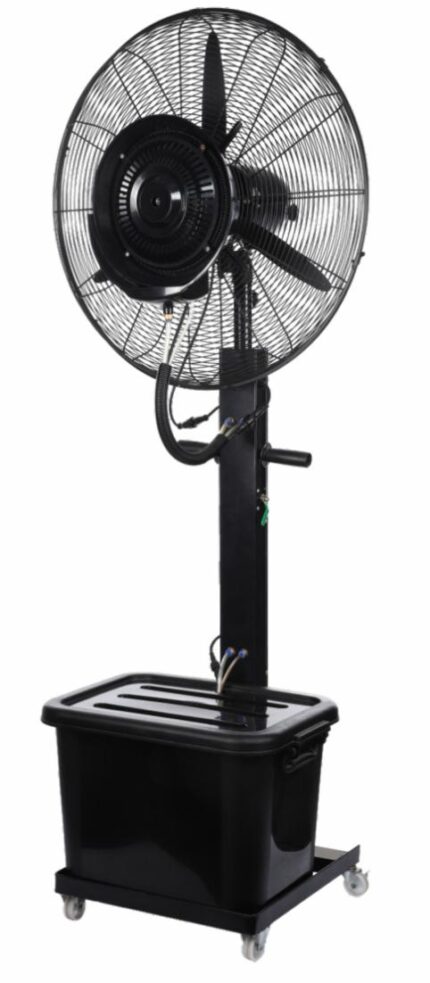 Industrial Water Misting Air Cooler Sprayer Fan 26”